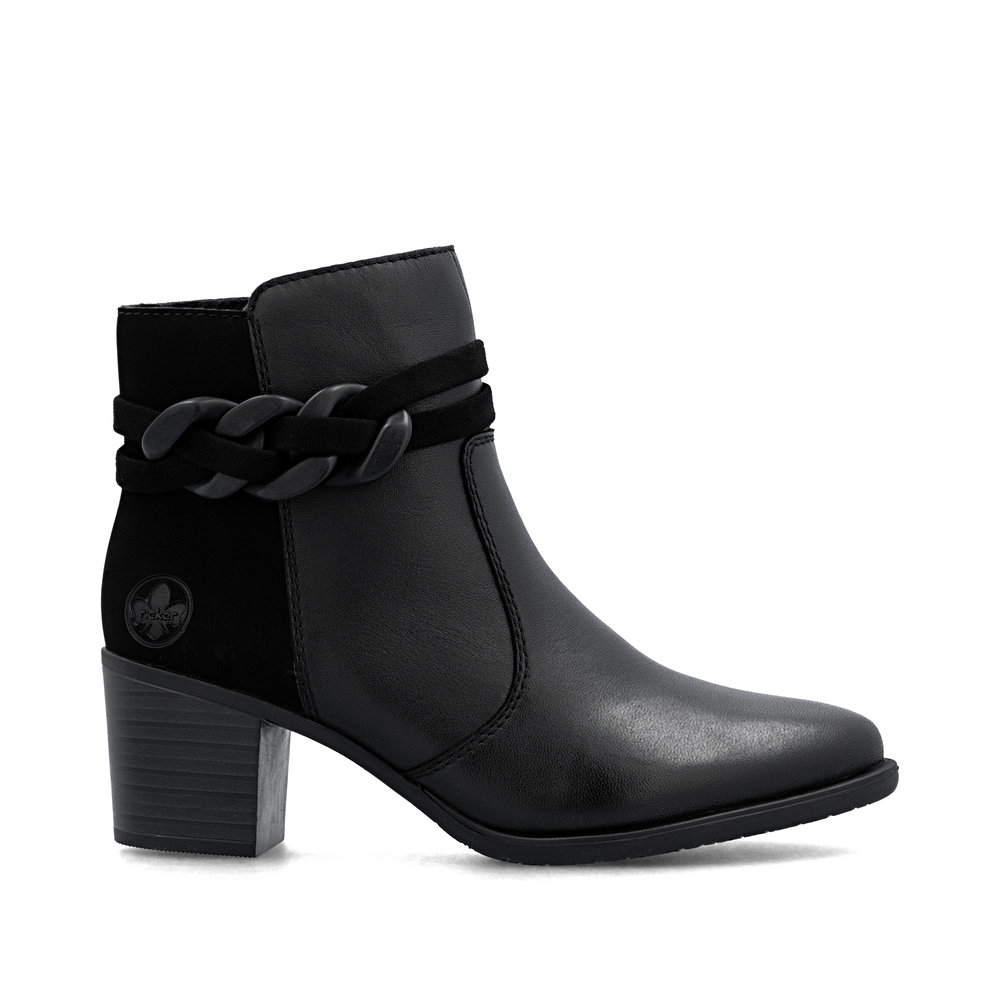 Rieker - korolliset nahkanilkkurit koristesoljella