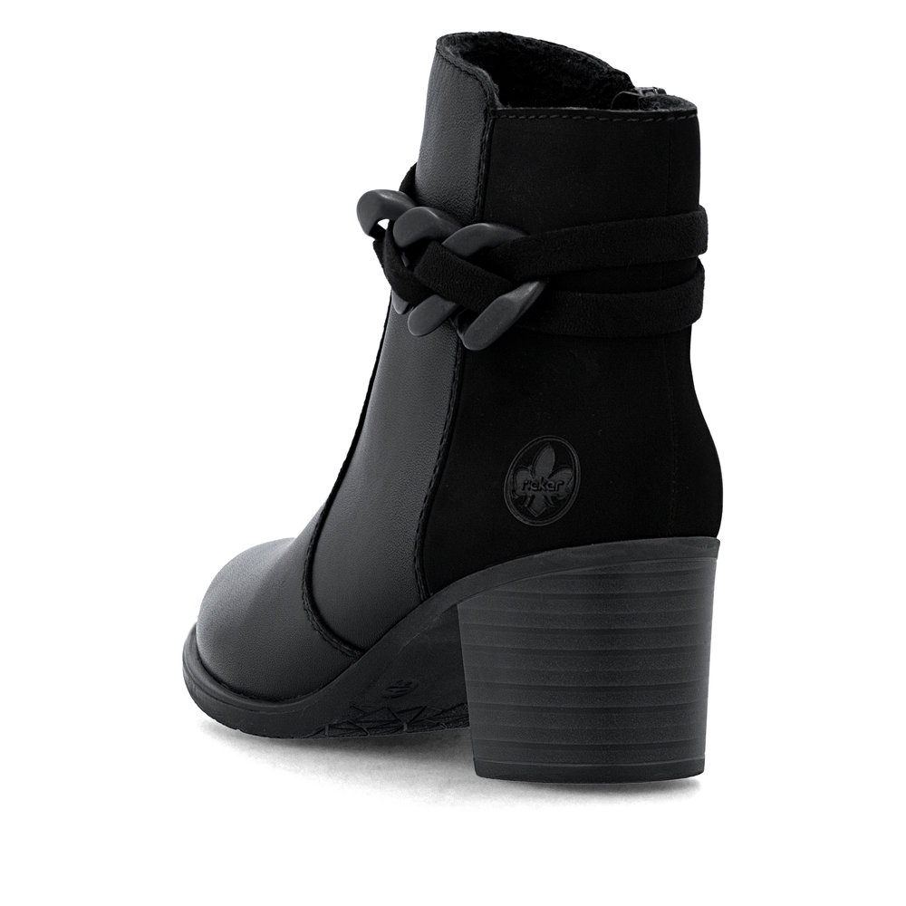 Rieker - korolliset nahkanilkkurit koristesoljella - Image 4