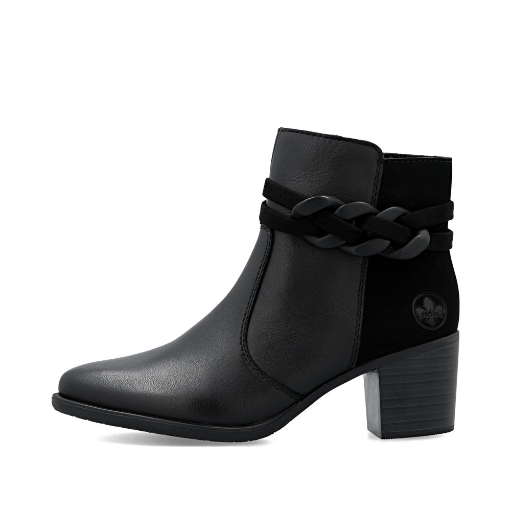 Rieker - korolliset nahkanilkkurit koristesoljella - Image 6