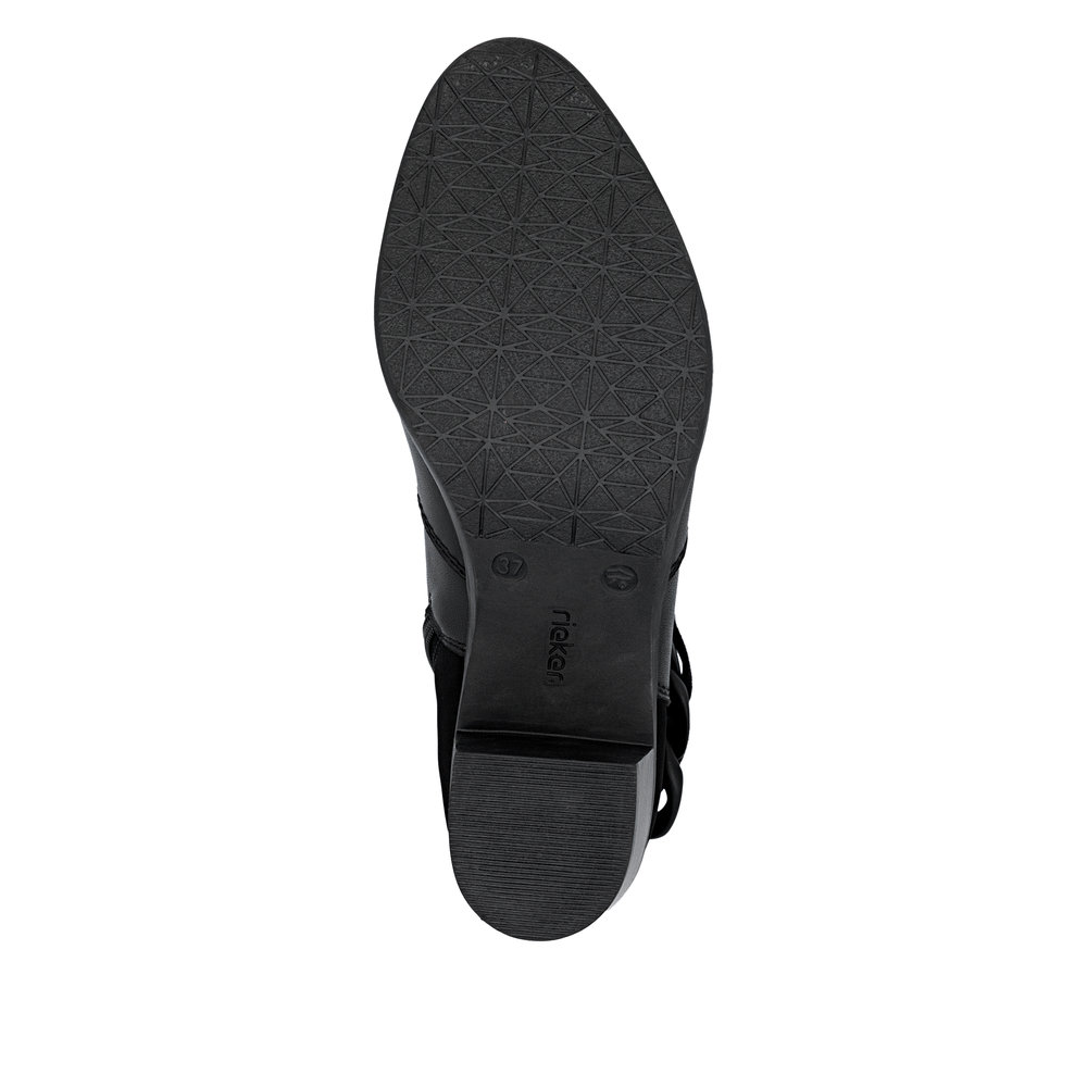 Rieker - korolliset nahkanilkkurit koristesoljella - Image 8