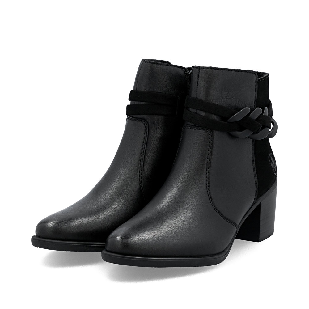 Rieker - korolliset nahkanilkkurit koristesoljella - Image 9